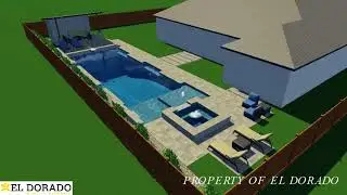 El Dorado 3D Swimming Pool Design - #1 Geometric