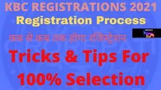 KBC2021 || REGISTRATION PROCESS || OFFICIAL T&C ||TRICK FOR 100% SELECTION IN LEVEL-1