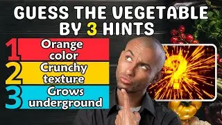 Guess the Vegetable in 10 Seconds | Vegetable Quiz