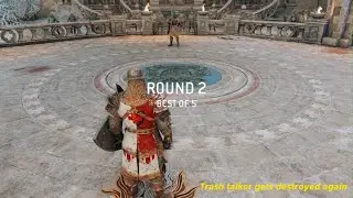 For Honor Trash talker gets destroyed again High rep Player oof