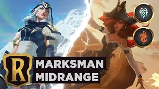 ЭШ и МИСС ФОРЧУН Стрелок средней дальности | Колода Legends of Runeterra