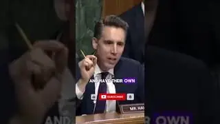 Hawley Slams Government Abuse With Zero Accountability&rdquo;#shorts #uspolitics# #senatehearing