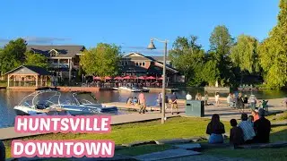 Downtown Huntsville Ontario Canada Walk | Huntsville Muskoka