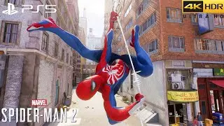 Marvel's Spider Man 2 (PS5) Satisfying Swinging  & Web Wings 4K60FPS GAMEPLAY