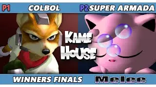 Kame House 110 WINNERS FINALS - Colbol (Fox) Vs. SUPER ARMADA (Jigglypuff) Smash Melee - SSBM