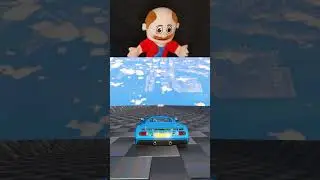 Джеффи прыгает на безумном &laquo;Бугатти&raquo; в GTA 5!