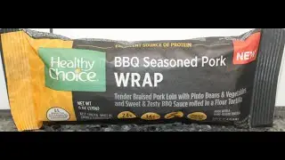 Healthy Choice: BBQ Seasoned Pork Wrap Review
