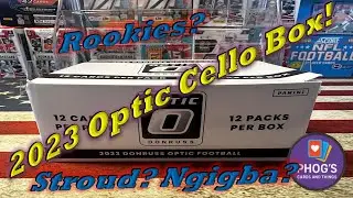 Breaking a 2023 Donruss Optic Football Cello Box! Stroud? Njigba?