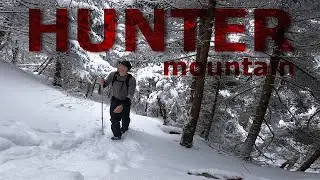 Hunter Mountain Was Brutally Cold (Becker Hollow Trail) - Catskill 3500 Peak