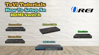 Как использовать систему ToVi X4 AV-over-IP в качестве коммутатора и HDMI-удлинителя | Полное рук...