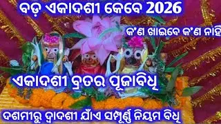 ବଡ଼ ଏକାଦଶୀ ବ୍ରତ କିପରି ପାଳନ କରାଯାଏ//ଏକାଦଶୀ କିଏ ? // Bada Ekadashi Brata Puja Vidhi//#Bohu mu odiani 9