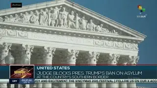 United States, judge blocks pres. Trump's ban on asylum at the country's Southern border