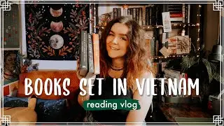 Reading books set in Vietnam 🇻🇳 📚 reading vlog