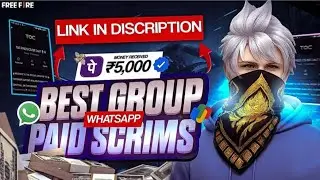 Best new tournament whatsapp group for free fire 🔥 cs paid scrims group🏆trusted paid scrim group ff
