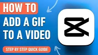 How to add a GIF in Capcut on PC & MAC [2024] Easy Tutorial