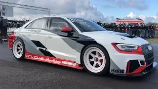 1300hp Audi A3 LMS R30 Turbo DSG 296,80km/h @ halfmile!!! L8 Night TTT Final Race Day!!!