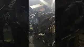 Мотор MAN D2566 331 л с  работа мотора