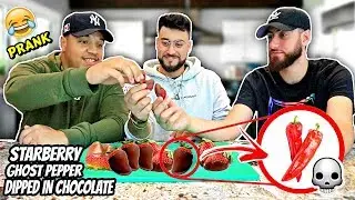GHOST PEPPER STRAWBERRY PRANK On My Friends !! ((PRANK WAR)) *FUNNY & EASY DIY PRANK*