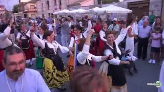 Bailes en la Procesión de Bajada de la Virgen. Fiestas de la Virgen de la Natividad. Guadamur, 2024