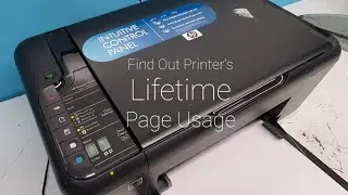 How to Find Out Page Usage on HP Deskjet F4440 F4480 F4580 Printets