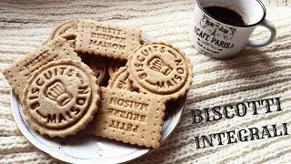 BISCOTTI INTEGRALI CON MIELE // RICETTA SUPER FACILE