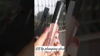 elf lip plumping gloss  swatch #makeupvideo #lipgloss #elf #swatches #trending #shorts #feed