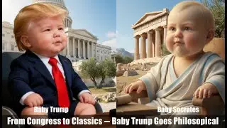 Baby Trump Vs Baby Socrates: From Congress to Classics &mdash; Baby Trump Goes Philosophical #trump