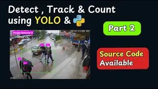 Counting Crowd using YOLO v8 nano (opencv object detection project)