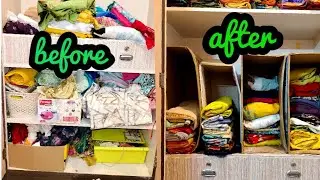 Wardrobe Organization ideas in tamil | Cupboard organisation ideas 