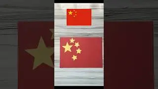 China flag| #short #shortvideo #origami#trending