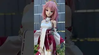 Yae Miko dress up 🌸🌸🌸 have you guys watched my vlogs? #genshinimpact #yaemiko #cosplay #sewist