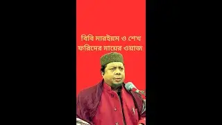 বিবি মারইয়াম শেখ ফরিদের মায়ের ওয়াজ | মাওলানা জুবাইর রাশিদ নিউইর্য়ক