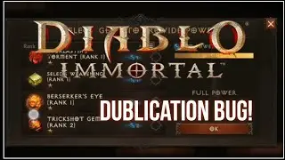 Dublication bug - free gem upgrades in Diablo Immortal! F2P FAST USE IT WHILE YOU CAN!