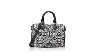 Louis Vuitton Jacquard Since 1854 Speedy 25 Bandouliere Noir