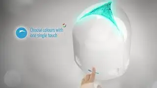 [EN]-Airfree Iris Filterless Air Purifier, 100% Silent, Colour Changing Night Light