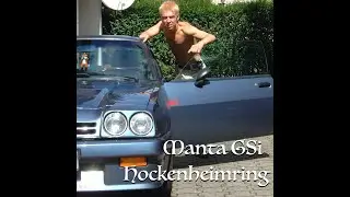 SciFox f&auml;hrt eine Runde in seinem Manta GSi auf dem Hockenheimring (Touristenfahrt 1994)