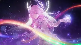 Cyrene Login Banner PV + Bow Skin PV with Caelus