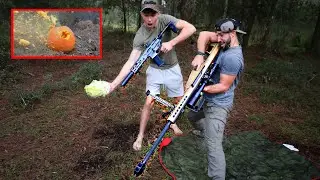 Blowing up things with MASSIVE Guns... Insane