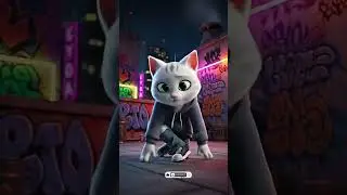 DAO Kitty Dance Show 😻🎵 The Cutest Viral Hit!#funny #cartoon #cartoon #cute #epic #catvideos