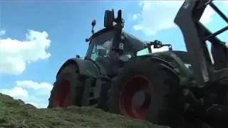 Silage making step 5 Clamping -  Cut to Clamp