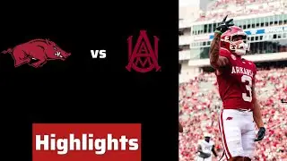 Arkansas Razorbacks vs Alabama A&M Highlights from my view in the stadium! #arkansasrazorbacks