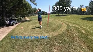 🚩 My Big Brother Hits EVERY Tee Shot from the Red Tees! | Mackattack Golf