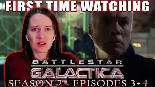BATTLESTAR GALACTICA | Season 2 - Ep. 3 + 4  | First Time Watching Reaction | Tigh is a Mess!