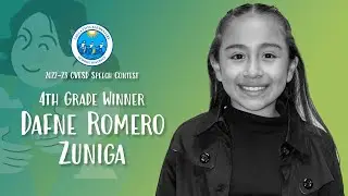 4th Grade Winner Dafne Romero Zuniga