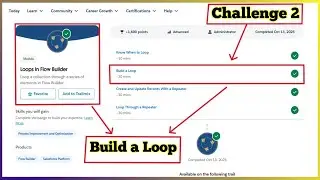 Build a Loop | Loops in Flow Builder | Challenge 2