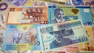 ✅ AMAZING MONEY WORLD: NAMIBIA Banknotes! 🇳🇦☀️🌍