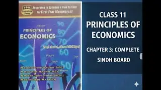 principle of economic class 11 book chapter 3 sindh board - economic - accounting with hasnain