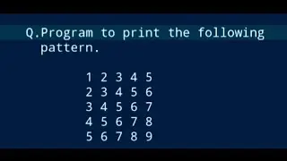 C++ Programming||Pattern Printing Problem (25)