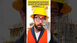 Unexpected technical errors of construction workers #workout #funny #work #constructionworld #world