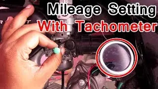 mileage setting with tachometer